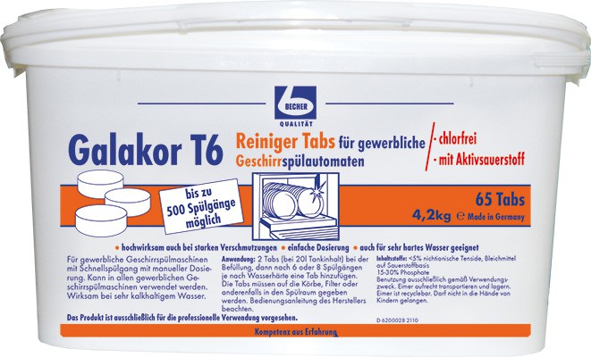 Galakor T6 Geschirrreiniger 65 Tabs